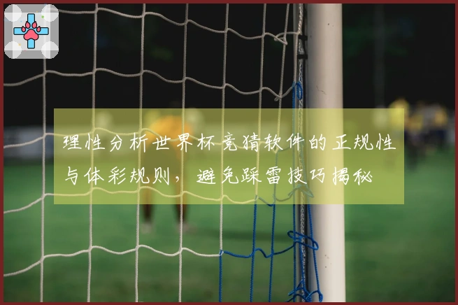 理性分析世界杯竞猜软件的正规性与体彩规则，避免踩雷技巧揭秘